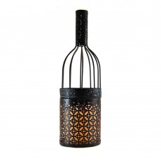 LumaBase Wine Bottle Metal Lantern JHSI1162
